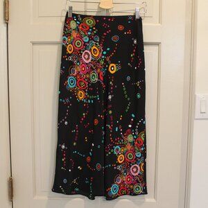 Susan Bristol Long Colorful Skirt Sz Small
